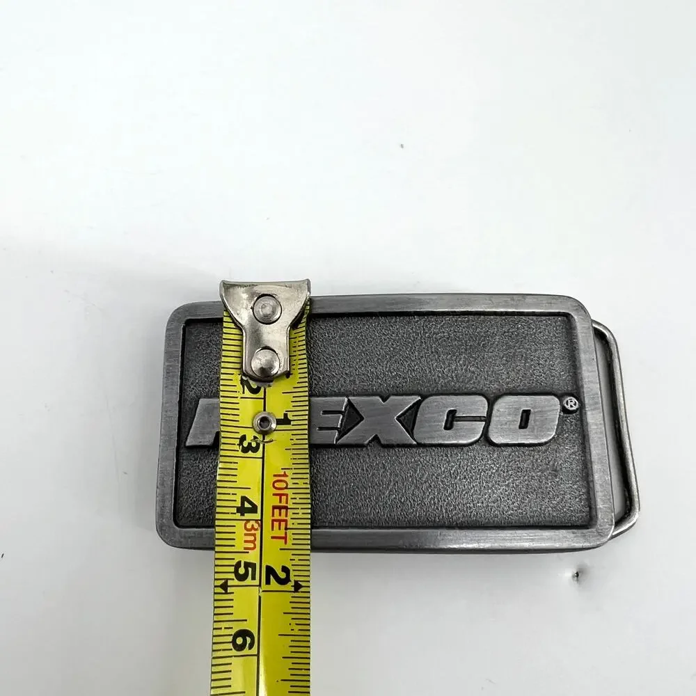 Vintage 1994 FLEXCO Flexible Steel Lacing Company USA Belt Buckle 2